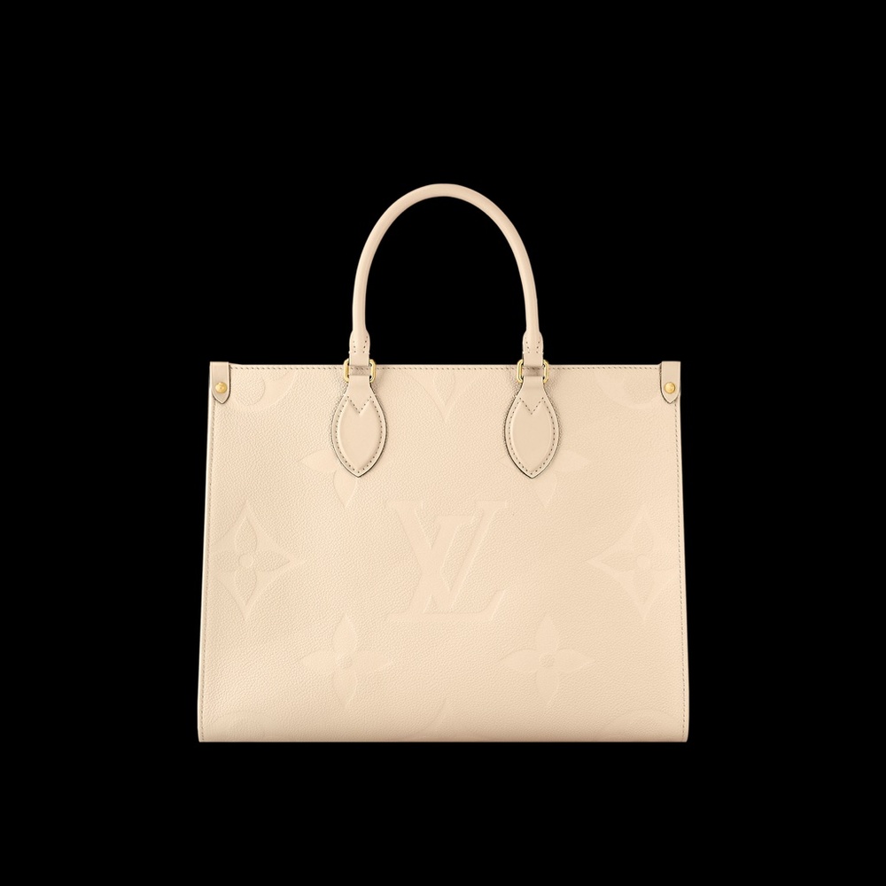 LV OnTheGo MM tote in Rare Cream Color, NEW used